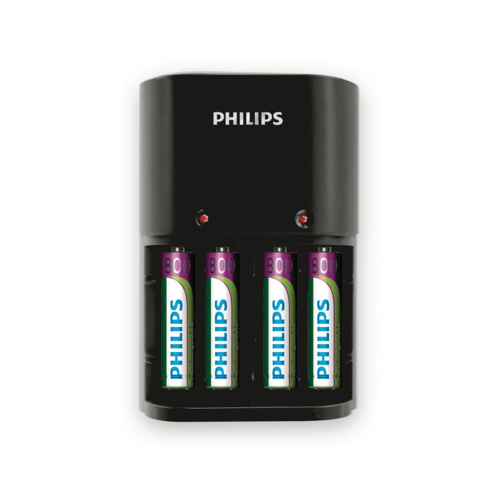 Cargador + Pilas Recargables Philips SCB1450NB/12