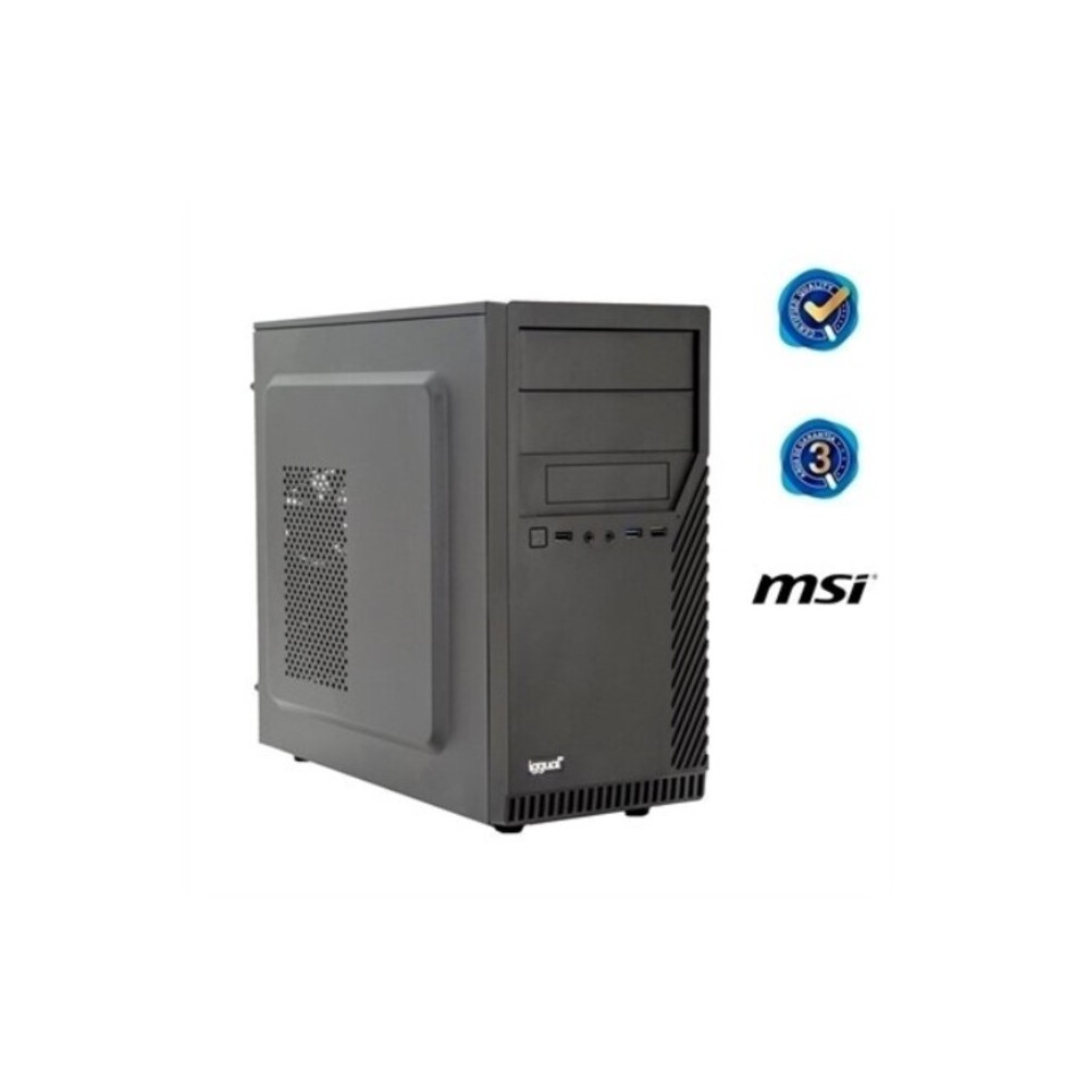 PC da Tavolo iggual PSIPCH511 i5-10400 16 GB RAM 480 GB SSD Nero Integrata Chipset