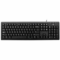 Teclado V7 KU200GS-DE Preto Alemão QWERTZ