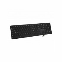 Bluetooth-Tastatur V7 KW550ESBT Qwerty Spanisch Spanisch Schwarz