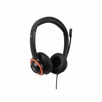 Auriculares com microfone V7 HA530E               Preto