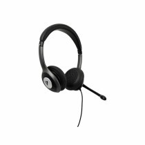 Auriculares com microfone V7 HU530C               Preto