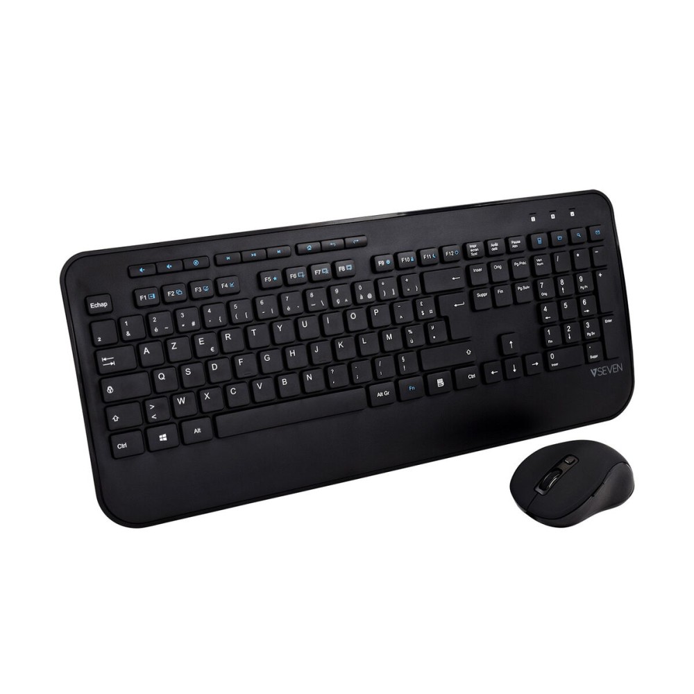 Teclado e Rato sem Fios V7 CKW300FR AZERTY Francês