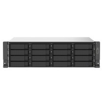 NAS-Netzwerk-Speicher Qnap TS-1673AU-RP-16G Schwarz Grau Schwarz/Grau AMD Ryzen V1500B