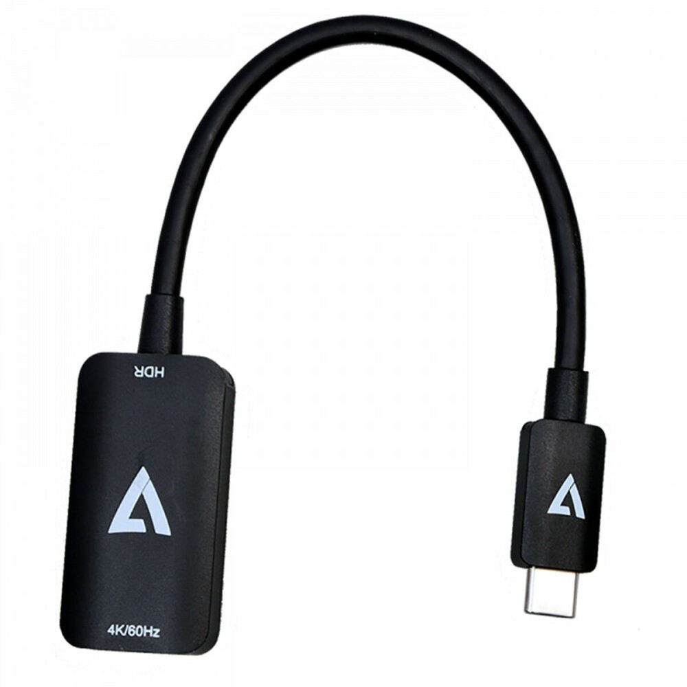 Adaptador USB C para HDMI V7 V7USBCHDMI4K60HZ     Preto 4K Ultra HD