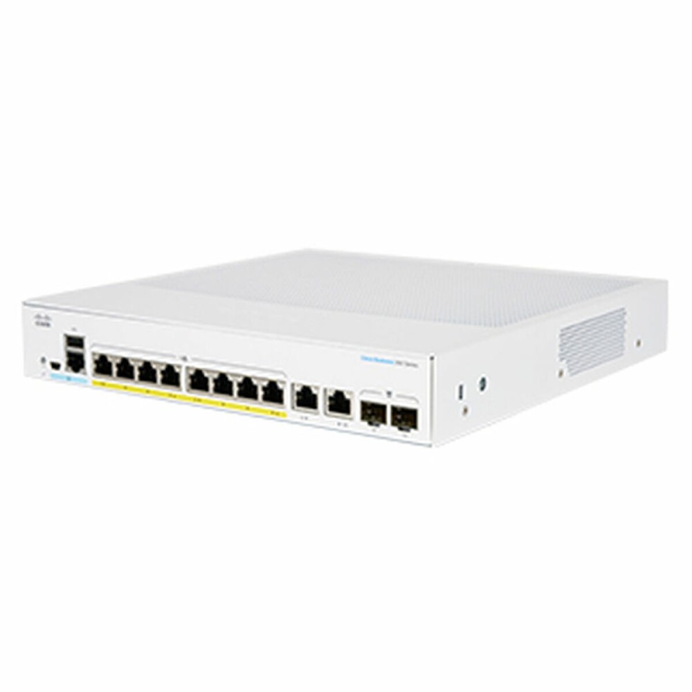 Switch CISCO CBS350-8P-E-2G-EU White