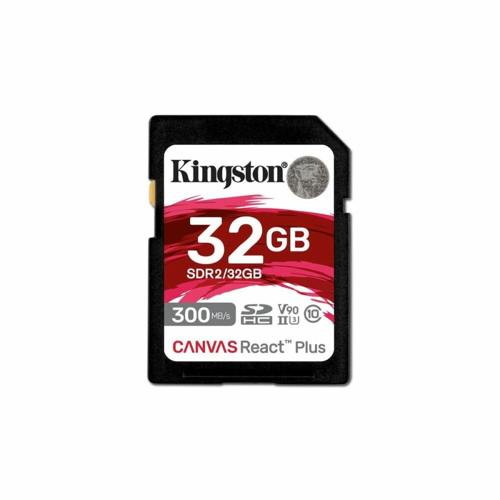 Scheda Di Memoria Micro SD con Adattatore Kingston SDR2/32GB 32 GB 8K Ultra HD SDXC UHS-II