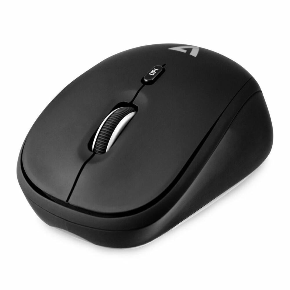 Schnurlose Mouse V7 MW100-1E Schwarz 1600 dpi