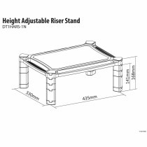 Mesa para notebook V7 DT1HARS-1E Preto