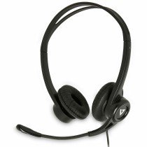 Auriculares con Micrófono V7 HU311-2EP            Negro