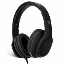 Auriculares com microfone V7 HA701-3EP            Preto