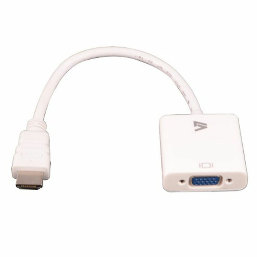 Adaptador HDMI para VGA V7 CBLHDAV-1E           Branco