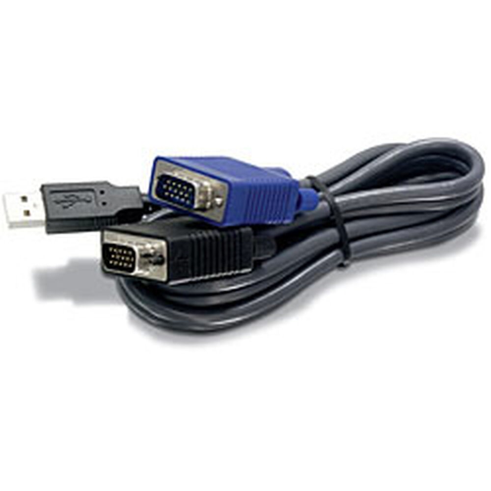 Kabel KVM Trendnet TK-CU15 Schwarz