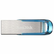 USB Pendrive SanDisk SDCZ73-032G-G46B Blau Silberfarben