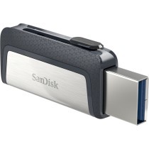 USB stick SanDisk SDDDC2-128G-G46 Black Black/Silver Silver 128 GB