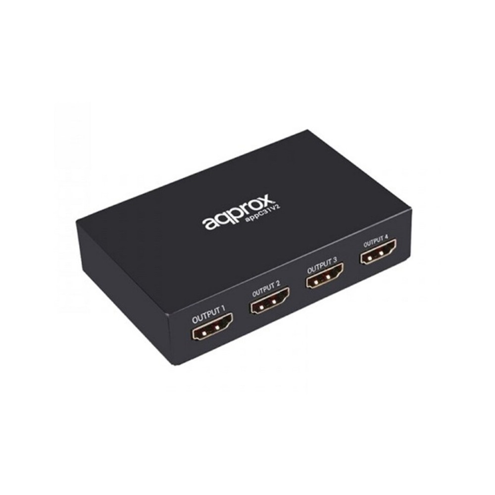 AV Adapter/Converter APPROX APPC31V2 4K Black