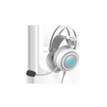 Auriculares con Micrófono Newskill Drakain Blanco 2,4 m Multicolor Marfil