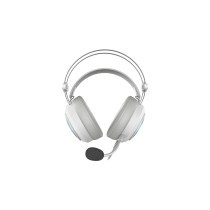 Auriculares con Micrófono Newskill Drakain Blanco 2,4 m Multicolor Marfil