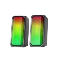 Bluetooth-Lautsprecher Mars Gaming MSRGB Altavoz Bluetooth RGB 15W Negro Bunt