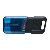 USB Pendrive Kingston DT80M/256GB Schlüsselanhänger Blau Schwarz/Blau 256 GB