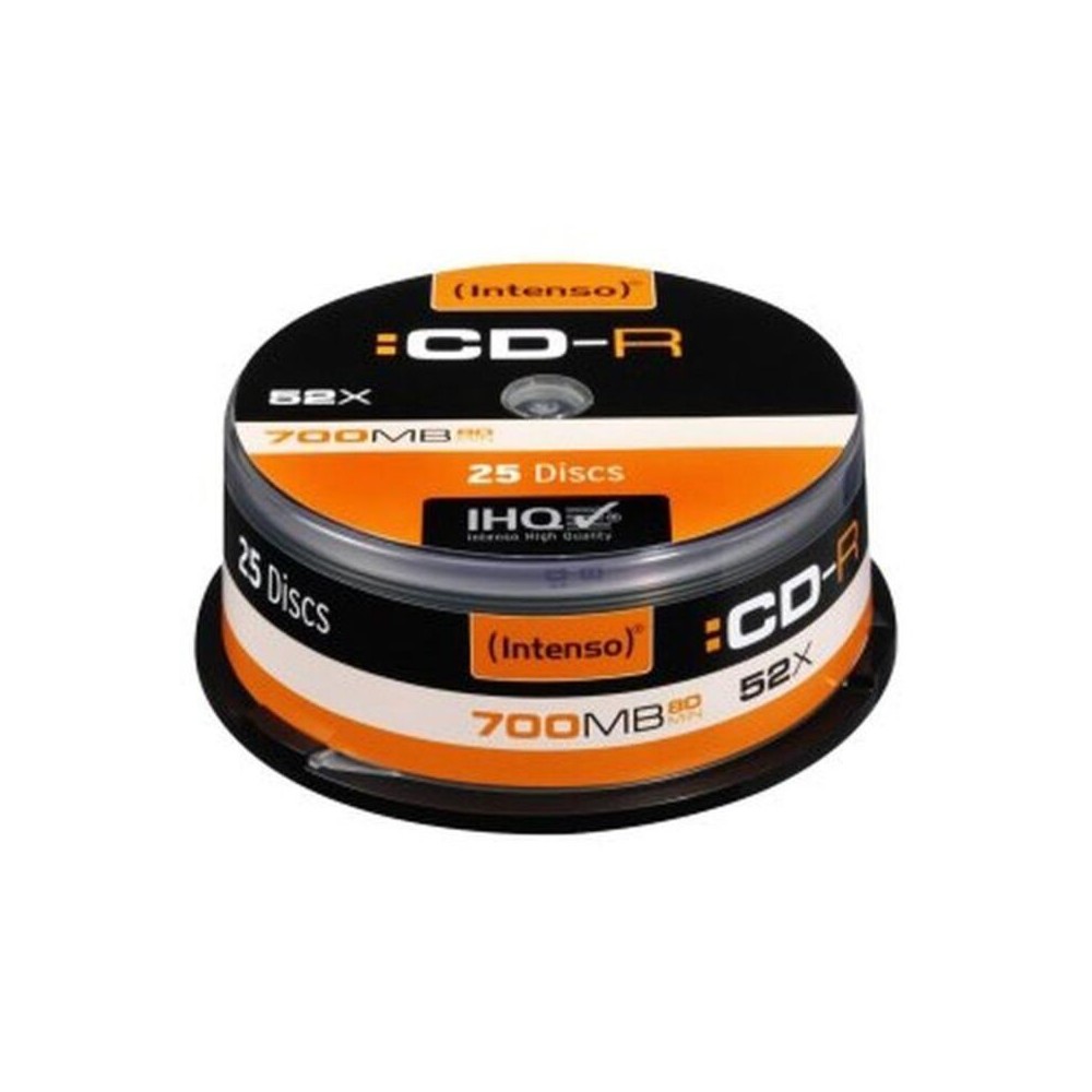 CD-R INTENSO 1001124 52x 700 MB (25 uds)