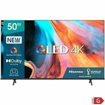 Smart TV Hisense 50E7HQ Preto 50" QLED LED 4K Ultra HD