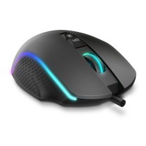 LED Gaming-Maus Krom NXKROMKEOS 6400 dpi RGB Schwarz