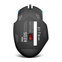 LED Gaming-Maus Krom NXKROMKEOS 6400 dpi RGB Schwarz