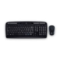 Teclado e Rato sem Fios Logitech MK330 Preto Qwerty espanhol