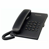 Telefono Fisso Panasonic KX-TS500EXB Nero (Ricondizionati A)