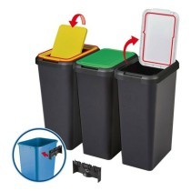 Caixote de Lixo para Reciclagem Tontarelli 45 L Plástico (29,2 x 39,2 x 59,6 cm)