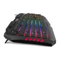 Clavier pour jeu Krom NXKROMKYRA RGB USB Noir