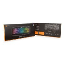 Tastiera per Giochi Krom NXKROMKYRA RGB USB Nero
