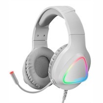 Auriculares com Microfone Gaming Mars Gaming MH222 Branco