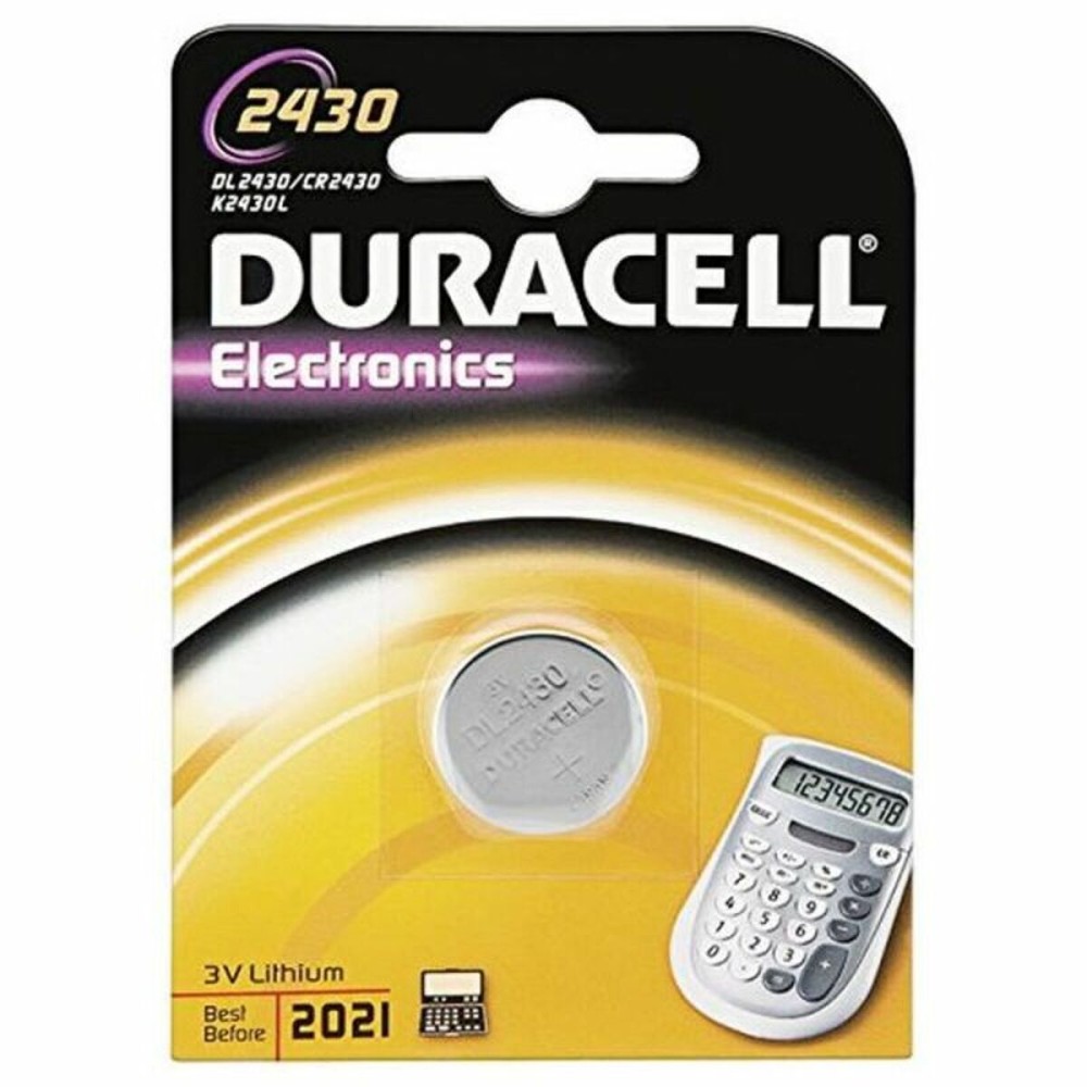 Pilha de Botão de Lítio DURACELL DL2430 CR2430