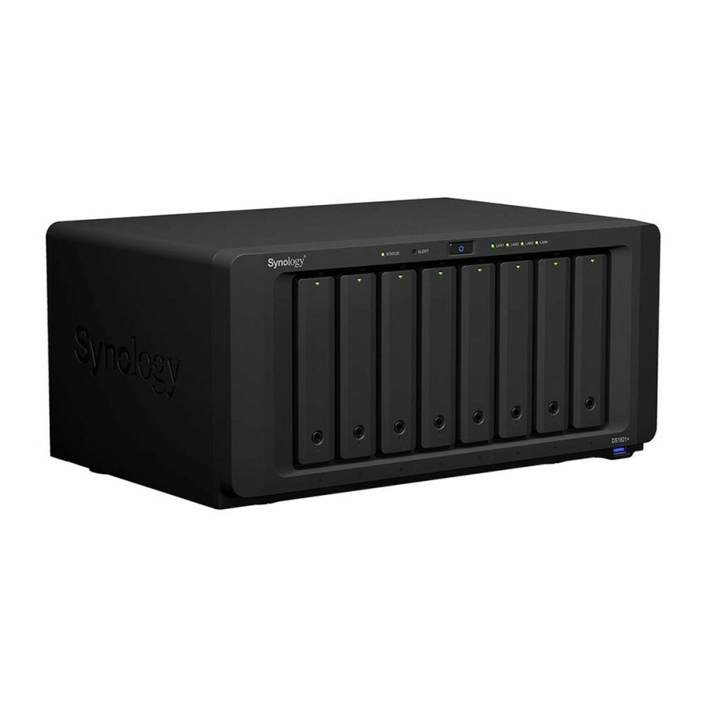 Almacenamiento en Red NAS Synology DS1821+ Negro AMD Ryzen V1500B