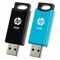Memória USB HP 212 USB 2.0 Azul/Preto (2 uds)