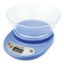 Báscula Digital de Cocina Basic Home 5 kg (21 x 16,5 x 11,5 cm)