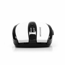 Drahtlose optische Maus NGS White Flea Advanced 800/1600 dpi Weiß/Schwarz