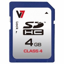 Cartão de Memória Micro SD com Adaptador V7 VASDH4GCL4R-2E      