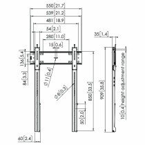 Soporte TV Vogel's 7368150 43" 100" 100 kg