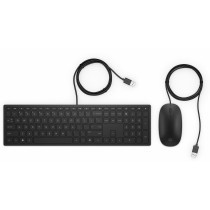 Keyboard and Mouse HP 4CE97AAABE Spanish Qwerty