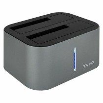 Dock Station Dual TooQ TQDS-805G 2.5"-3.5" HDD/SSD SATA USB 3.0 Grigio