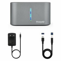 Dual-Dockstation TooQ TQDS-805G 2.5"-3.5" HDD/SSD SATA USB 3.0 Grau