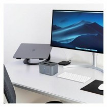 Dock Station Dual TooQ TQDS-805G 2.5"-3.5" HDD/SSD SATA USB 3.0 Grigio