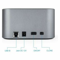 Dock Station Dual TooQ TQDS-805G 2.5"-3.5" HDD/SSD SATA USB 3.0 Gris