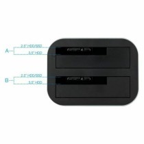 Dock Station Dual TooQ TQDS-805G 2.5"-3.5" HDD/SSD SATA USB 3.0 Grigio