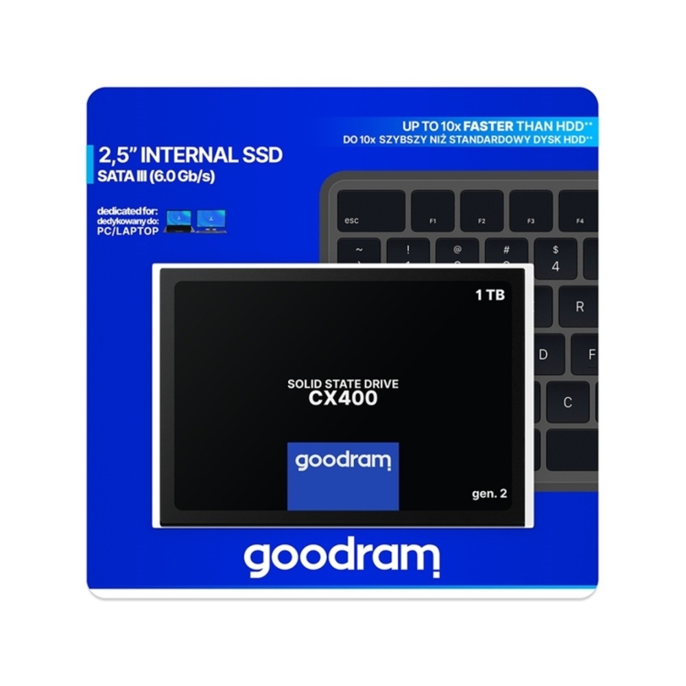 Festplatte GoodRam CX400 gen.2 SSD 1 TB SATA III